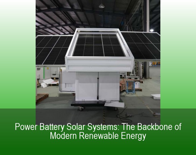 Power Battery Solar Systems: The Backbone of Modern Renewable Energy